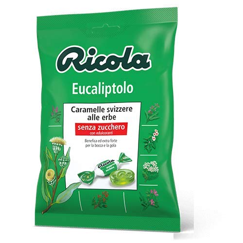 Ricola Eucaliptolo bonbon Eukalyptol und Menthol erfrischend ohne zucker 70g von Ricola