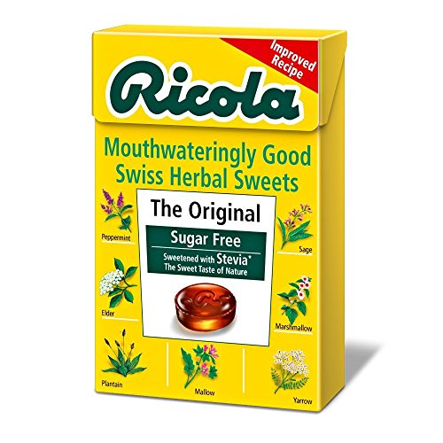 Ricola Zuckerfreie Kräuterbonbons mit Stevia, 45 g von Ricola