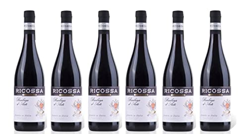 6x 0,75l - 2021er - Ricossa - Barbera d'Asti D.O.C.G. - Piemonte - Italien - Rotwein trocken von Ricossa