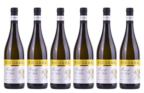 6x 0,75l - 2023er - Ricossa - Moscato d'Asti D.O.C.G. - Piemonte - Italien - Weißwein süß von Ricossa