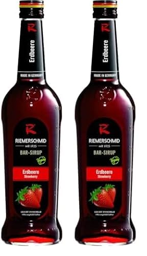 Riemerschmid Bar-Sirup Erdbeere (1 x 0.7 l) (Packung mit 2) von Riemerschmid