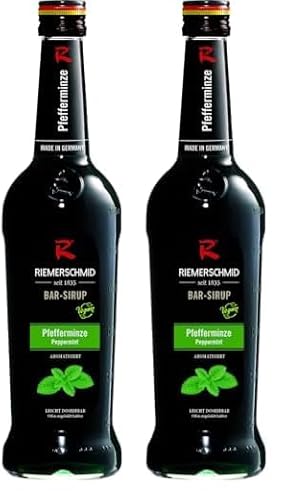 Riemerschmid Bar-Sirup Pfefferminze (1 x 0.7 l) (Packung mit 2) von Riemerschmid