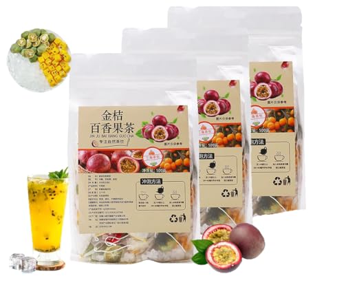 Kumquat Passionsfruchttee, Ginseng Wolfberry Tee und Passionsfruchttee, gefriergetrockneter Passionsfruchttee, saurer und süßer Kumquat Tee, Passionsfrucht-Zitronen-Kumquat-Tee (3) von Rietoiu