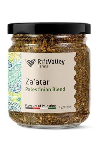 Rift Valley Farms - Palestinian Za'atar Blend - Authentische Gewürzmischung aus Palästina | Aromatisch, Natürlich & Vielseitig | Premium Qualität | 90g von Rift Valley Farms