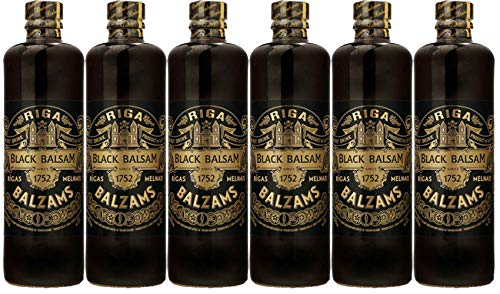 Riga Black Balsam 6er Set (6 x 0,5 L) Rīgas Melnais balzam Sparset von Riga Black Balsam