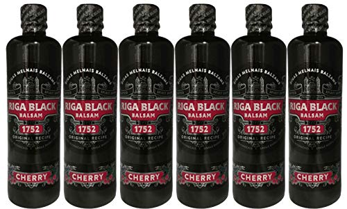 Riga Black Balsam Cherry 6er Set (6 x 0,5 L) Rīgas Melnais balzam Sparset von Riga Black Balsam