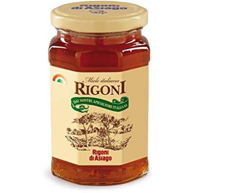 6x Rigoni di Asiago Miele Italiano Honig Einmachglas 400g 100% Italienisches Produkt Italienische Imkers Bienenstockprodukte von Rigoni di Asiago