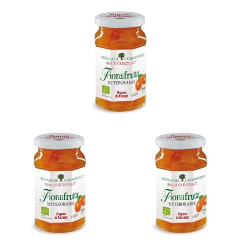 Rigoni di Asiago Fiordifrutta - Fruchtaufstrich - Bitterorange Bio, 260 g (Packung mit 3) von Rigoni di Asiago