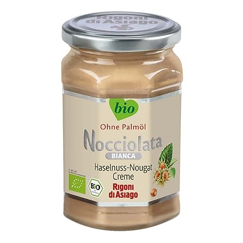 Rigoni di Asiago Nocciolata, Nuss-Nougat Aufstrich, Bianca, 250g (12) von Rigoni di Asiago