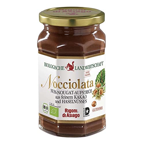 Rigoni di Asiago - Nocciolata - 6x 270g | Nuss Nougat Creme | Haselnusscreme ohne Palmöl | Nuss Nougat Creme ohne Palmöl | Brotaufstrich von Rigoni di Asiago