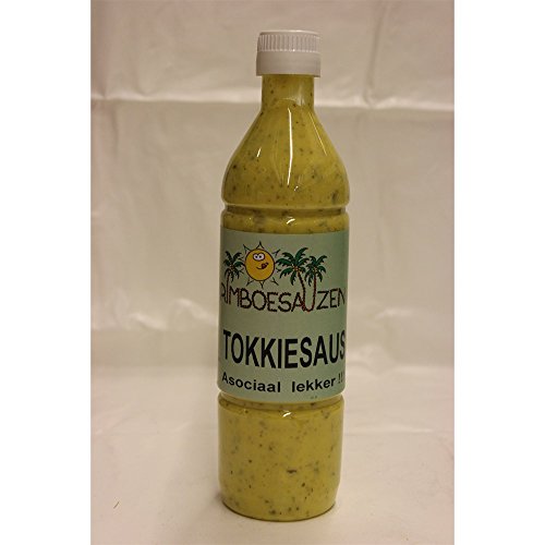 Rimboesauzen Tokkie Saus 500ml Flasche (Senf Sauce) von Rimboesauzen