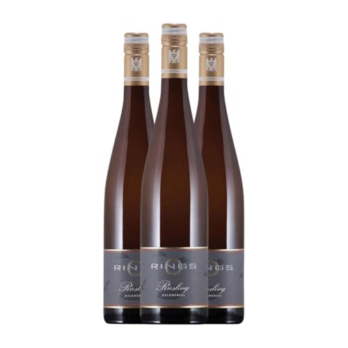 Rings Kalkmergel Riesling Trocken Pfälz 75 cl Weißer Sekt (Karton mit 3 Flaschen von 75 cl) von Rings