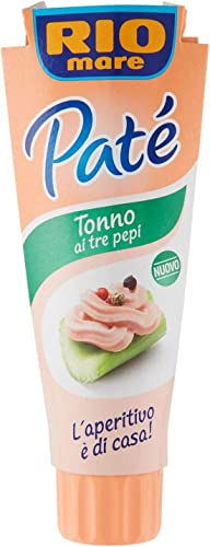 10x Rio Mare Patè Tonno 3 tre pepi Thunfischcreme 3 paprika 100g Streichfähiges von Rio Mare