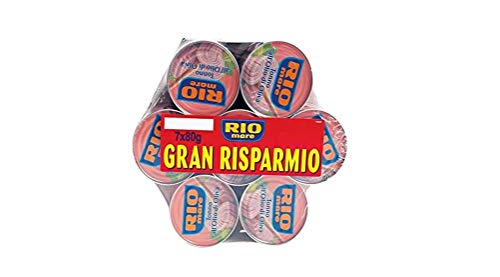 Mega Pack 7x80g Rio Stute Thunfisch in Olivenöl von Rio Mare