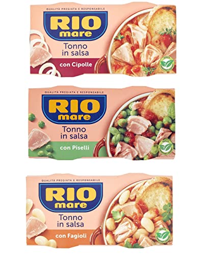 Testpaket Rio Mare Fertigger Thunfisch Gemüse 6 x 160g Instant Nahrungsmittel von Rio Mare