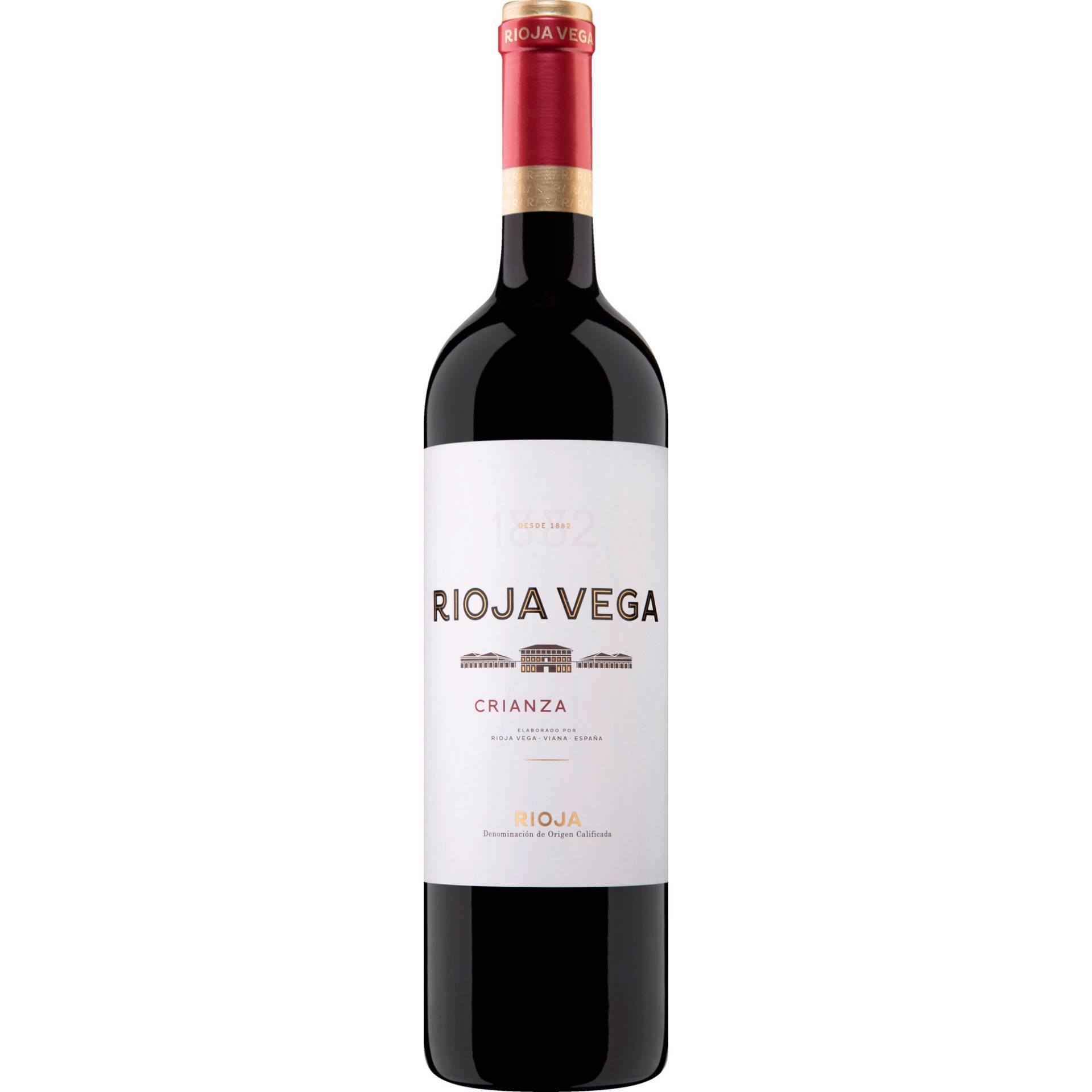 Rioja Vega Rioja Crianza, Rioja DOCa, Rioja, 2021, Rotwein von Rioja Vega, S.A., Viana, Spain