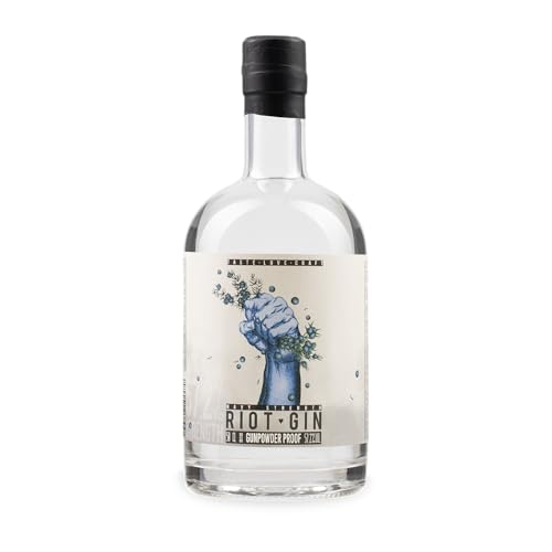 Riot Gin - Navy Strength - London Dry Gin 57.2% Vol. handgefertigt und destilliert in Deutschland | Wacholder und Zitrus | 7 Botanicals | ideal für Gin Tonic Cocktails - 0.5l von Riot Gin