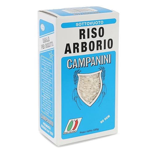 ‎Risera Campanini Risotto Reis 500 g – Risottoreis aus Italien, Riso Arborio Reis, cremiges Risotto von Riseria Campanini