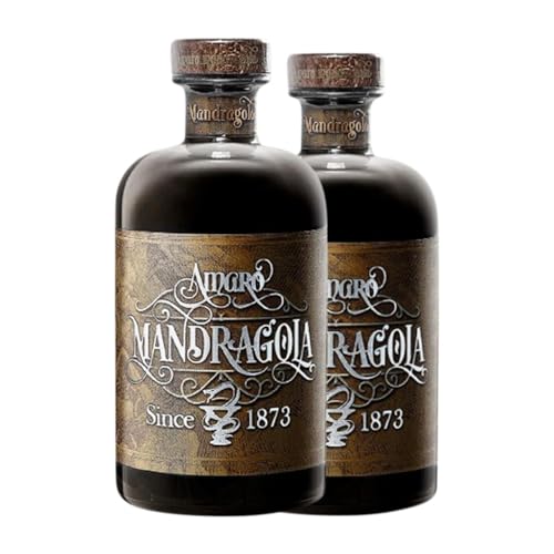 Liköre Riserva Carlo Alberto Liquore Amaro Mandragola Medium Flasche 50 cl (Karton mit 2 Medium Flasche von 50 cl) von Riserva Carlo Alberto