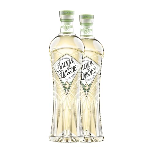 Liköre Riserva Carlo Alberto Liquore Salvia & Limone 70 cl (Karton mit 2 Flaschen von 70 cl) von Riserva Carlo Alberto