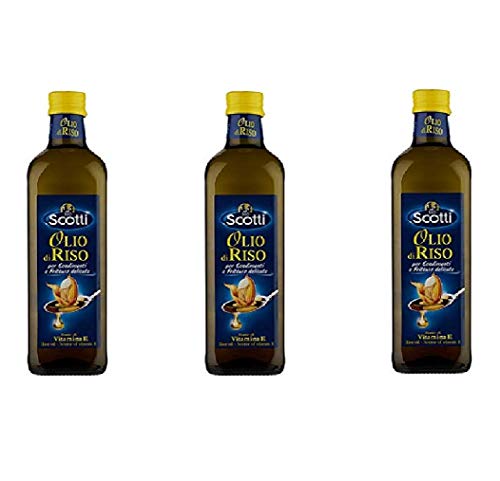 3x Scotti Olio di riso 750 ml öl Reisöl für Gewürze flasche zartes Öl von Riso Scotti