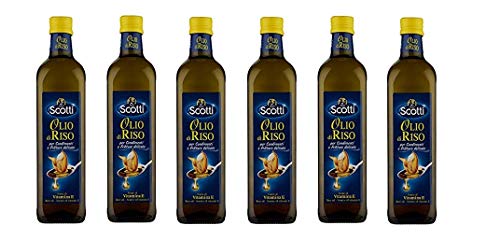 6x Scotti Olio di riso 750ml öl Reisöl für Gewürze flasche zartes Öl von Riso Scotti