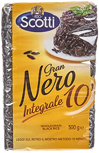 Riso Scotti - Gran Nero Vollkorn 10' - Schwarzer Vollkornreis - 500 g von Riso Scotti