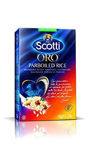 Riso Scotti Oro Classic Reis - Parboiled Reis für Risottos und Salate, Risotto Reis fertig in 12 Minuten, 1 kg von Riso Scotti