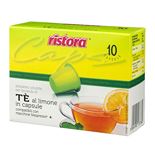 ZITRONENTEE RISTORA - 10 NESPRESSO KOMPATIBLE KAPSELN 8g von Ristora