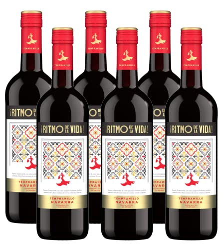 Ritmo de la Vida Tempranillo Wein – Trockener Rotwein aus Spanien (6 x 0,75l) von ritmo de la vida