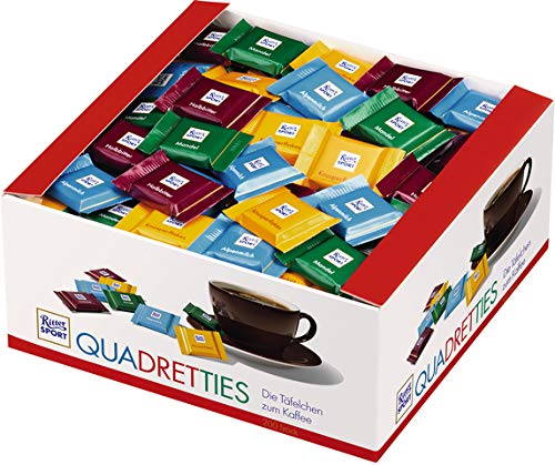 Ritter SPORT Schokoladentäfelchen Quadretties, 200 x 5 g (1 kg) von Ritter Sport