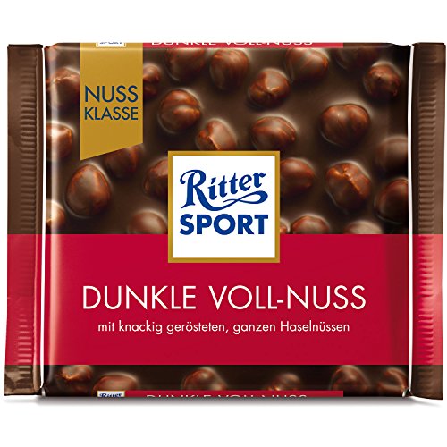 Ritter Sport Dunkle Voll-Nuss, 10 x 100 g von Ritter Sport