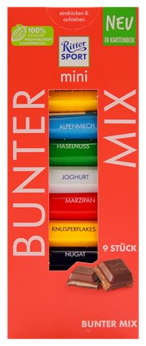 Ritter Sport Mini Turm Bunter Mix, 8er Pack (8 x 150g) von Ritter Sport