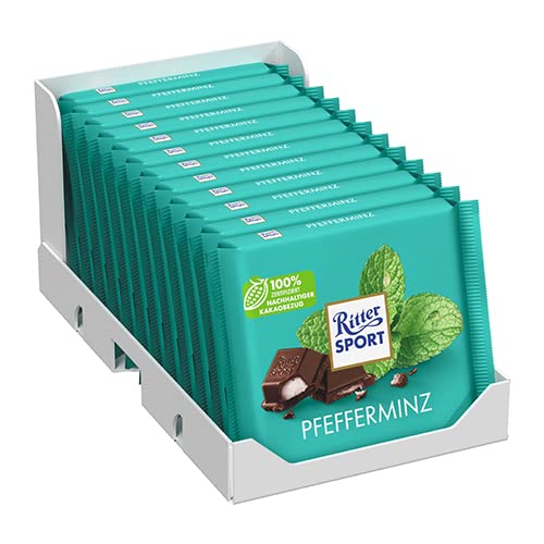 Ritter Sport - Pfefferminz - 12x 100g von Ritter Sport