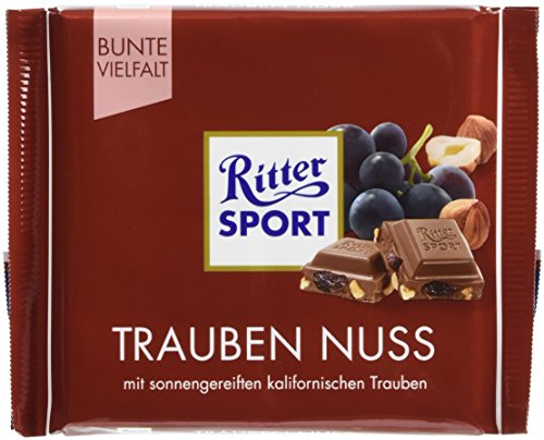 Ritter Sport Rosinen Haselnuss 100 gr 12x | Gesamtgewicht 1200 gr von Ritter Sport