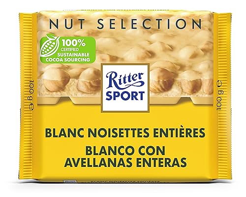 Ritter Sport Weisse Voll-Nuss, 10 x 100 g von Ritter Sport