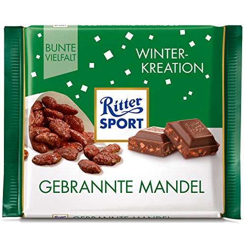 Ritter Sport Winter-Kreation Gebrannte Mandel (12 x 100g) von Ritter Sport