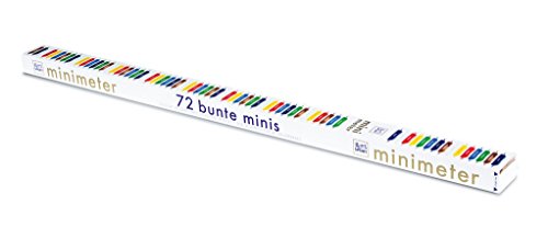 Ritter Sport minimeter (72 x 16,67 g), 7 knackige Sorten, Gefüllte Vollmilchschokolade & Halbbitter-Schokolade, ein ganzer Meter mini Schokoladentafeln von Ritter Sport