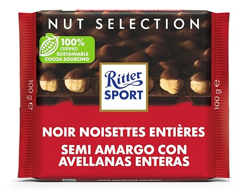 Ritter Sport reine ganze haselnuss 100 gr 10x | Gesamtgewicht 1000 gr von Ritter Sport