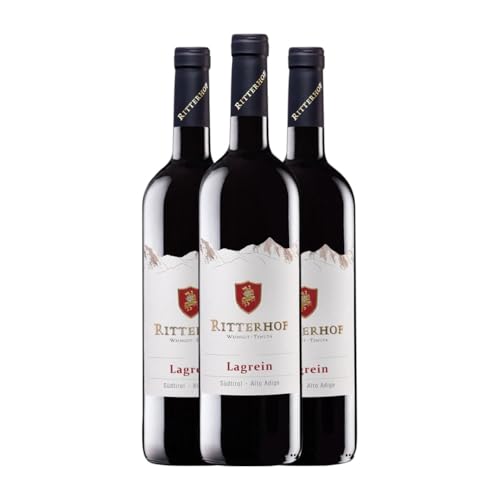 Ritterhof Südtirol Lagrein Alto Adige 75 cl Rotwein (Karton mit 3 Flaschen von 75 cl) von Ritterhof Südtirol