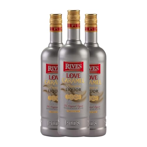 Wodka Rives Caramel 70 cl (Karton mit 3 Flaschen von 70 cl) von Rives Pitman Distilled Ltd