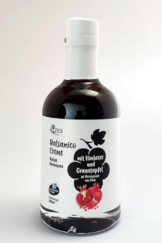 Rizes Balsamico Creme mit Himbeere und Granatapfel 200ml Mindesthaltbarkeitsdatum:5.10.2027 von Rizes