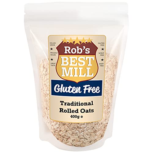 Rob's Best Mill Glutenfreier, traditioneller, gerollter Hafer, 400 g von Rob's Best Mill