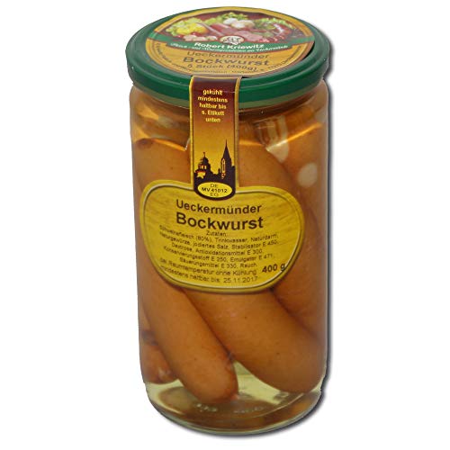 Bockwurst im Glas - Fleischerei Robert Kriewitz | 400g von Robert Kriewitz