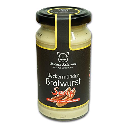 Ueckermünder Bratwurstsenf - Fleischerei Robert Kriewitz | 200ml von Robert Kriewitz