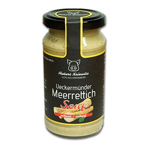 Ueckermünder Meerrettich Senf - Fleischerei Robert Kriewitz | 200ml von Robert Kriewitz