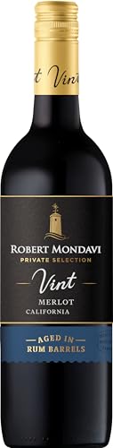 Robert Mondavi Private Selection Merlot 2019, Aged in Rum Barrels, 0,75 Liter von Robert Mondavi