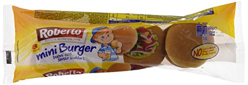 MiniHamburgerBröt. Natur 200g 8Stck von Roberto MiniHamburgerBrötchen