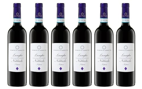 6x 0,75l - 2022er - Roberto Sarotto - Langhe Nebbiolo D.O.P. - Piemonte - Italien - Rotwein trocken von Roberto Sarotto