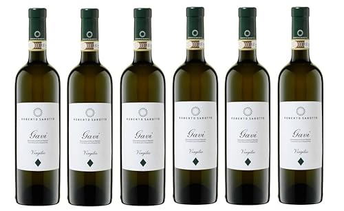 6x 0,75l - 2023er - Roberto Sarotto - Virgilio - Gavi D.O.C.G. - Piemonte - Italien - Weißwein trocken von Roberto Sarotto